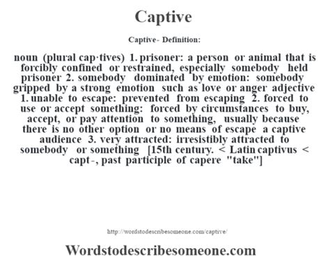 catpev|Captive Definition & Meaning .